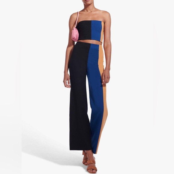 STAUD Leather Frankie Heeled Sandals - Picture 7 of 15